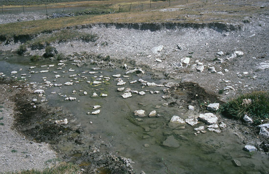 Soil erosion; outside Carter Creek Exclosure, Cumberland/Uinta Allotment, Kemmerer Field Office, BLM, Wyoming. Photo by Mike Hudak.