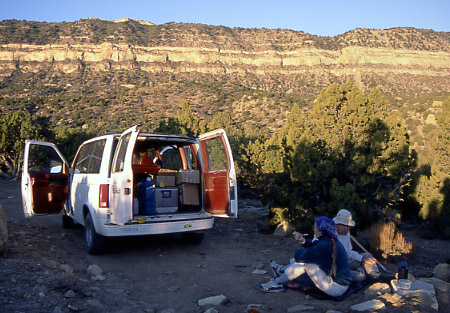 Camp, Grand Staircase-Escalante National Monument, Utah. Photo by Mike Hudak.