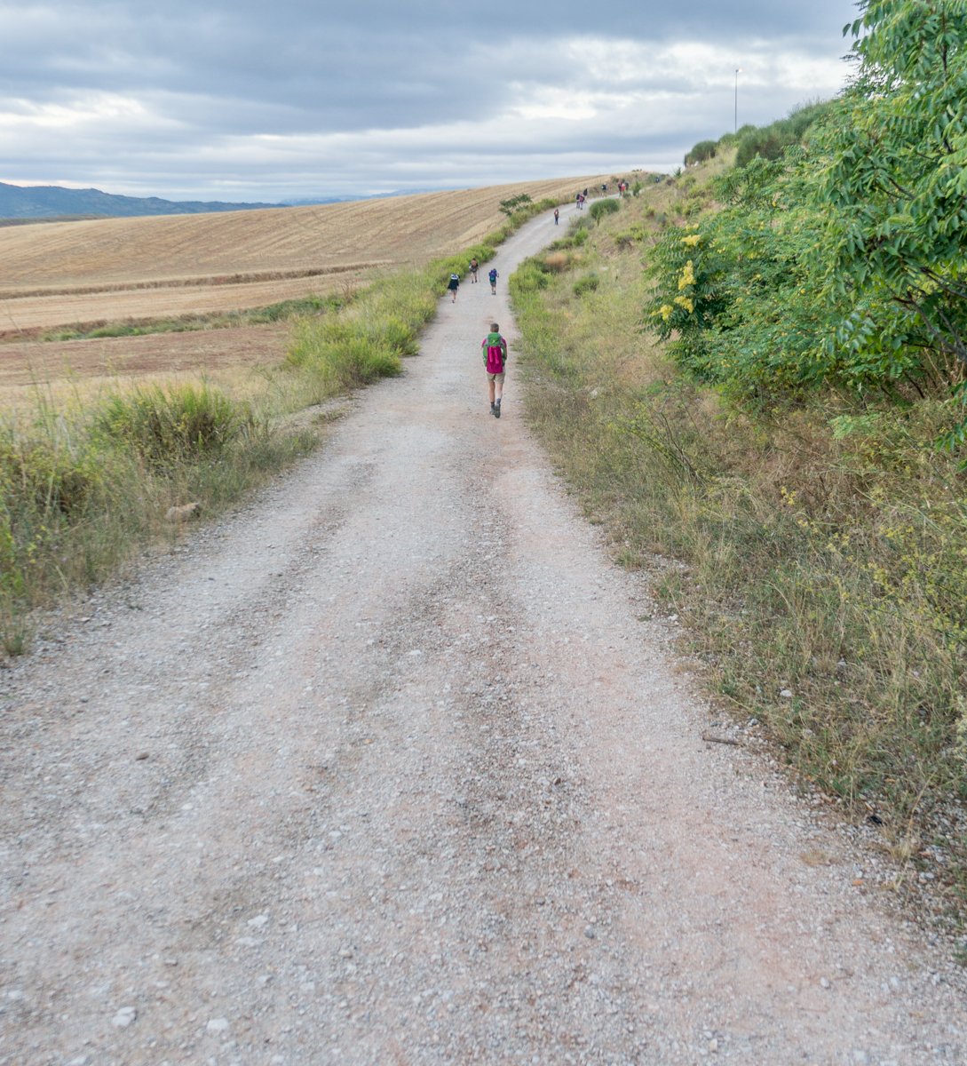 Camino Francés a short distance east of Mañeru, Spain | Photo by Mike Hudak