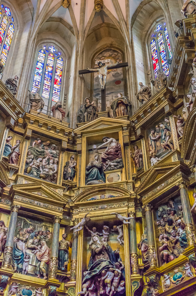 Renaissance-period main altar of the Catedral de Santa María, Astorga, Spain | Photo by Mike Hudak