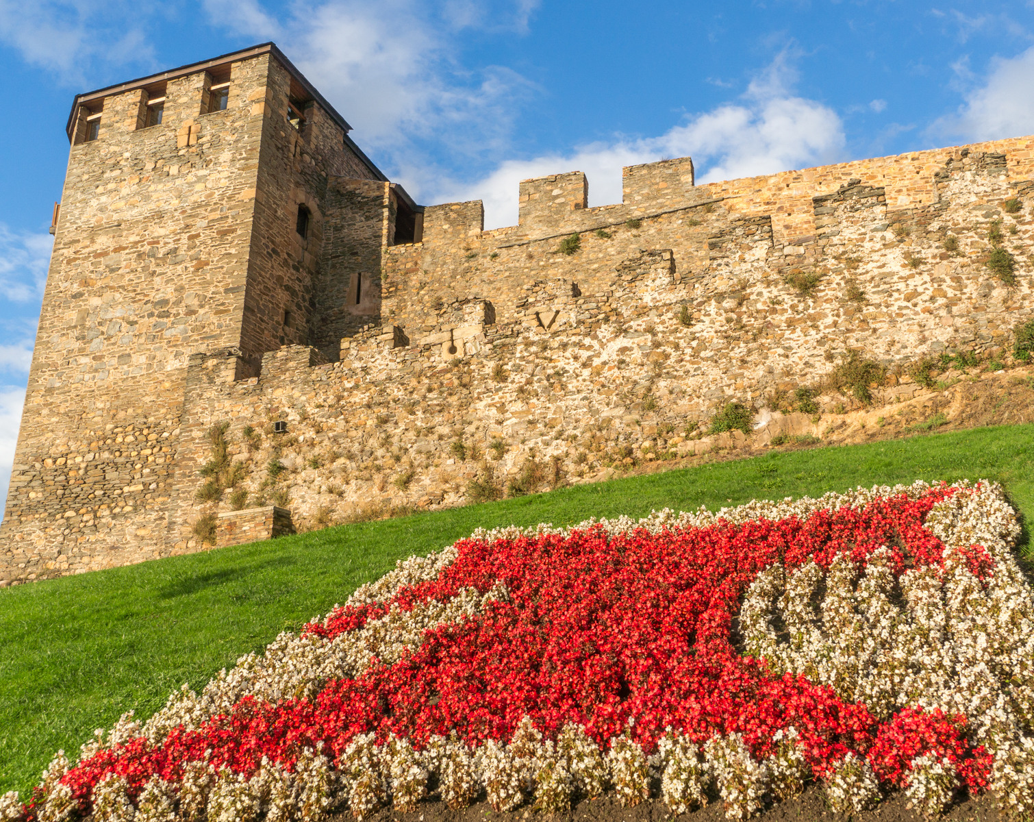 Front view of the Templar Castle in Ponferrada, Spain | Photo by Mike Hudak