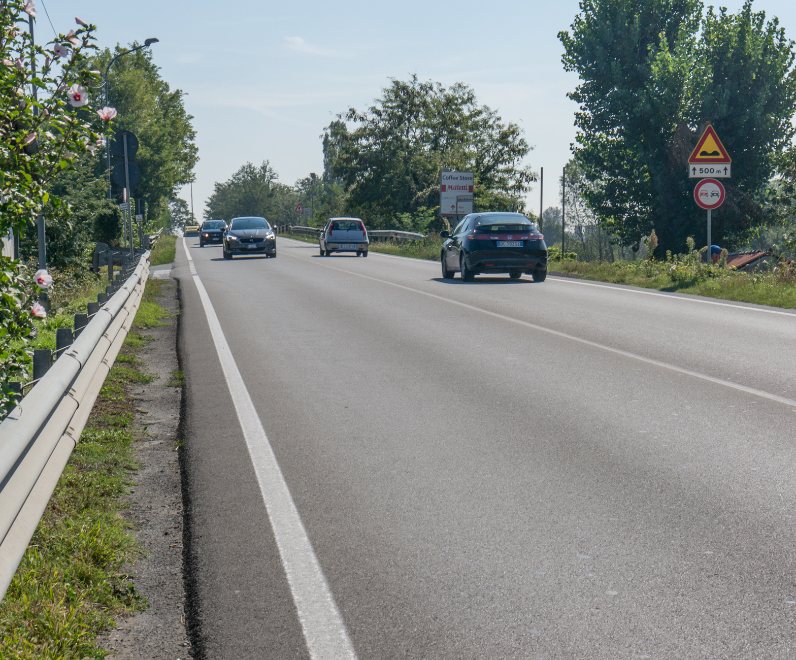 East of Piacenza on the SS9 (as the Via Francigena) | Photo by Mike Hudak